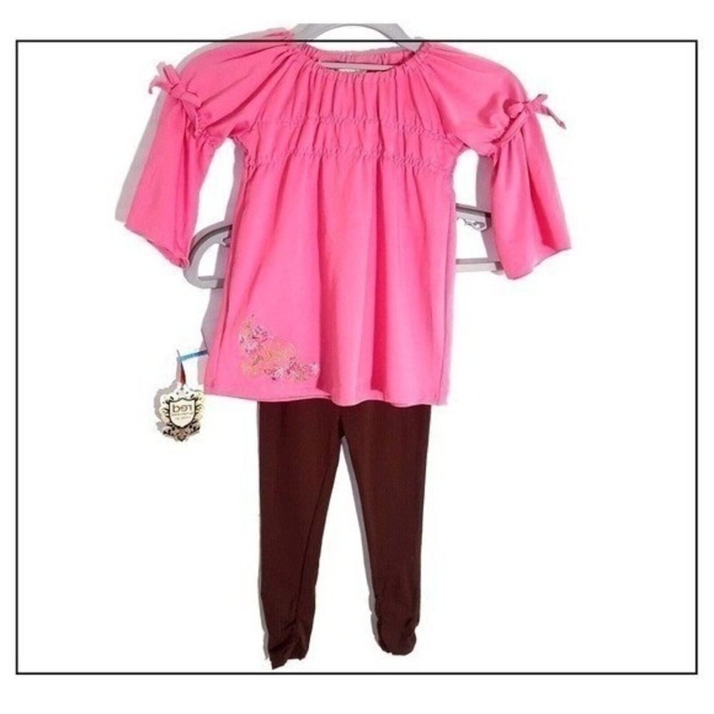 Marc Ecko Outfit Baby 18M Pink Y2K Graphic Two Piece Play Set Everyday Comfort‎